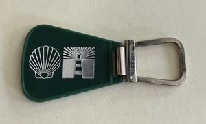 Vintage 3" grün Shell Autofahrer Club Logo Schlüsselanhänger Schlüssel Rückgabe Gas Öl Kunststoff - Bild 1 von 8