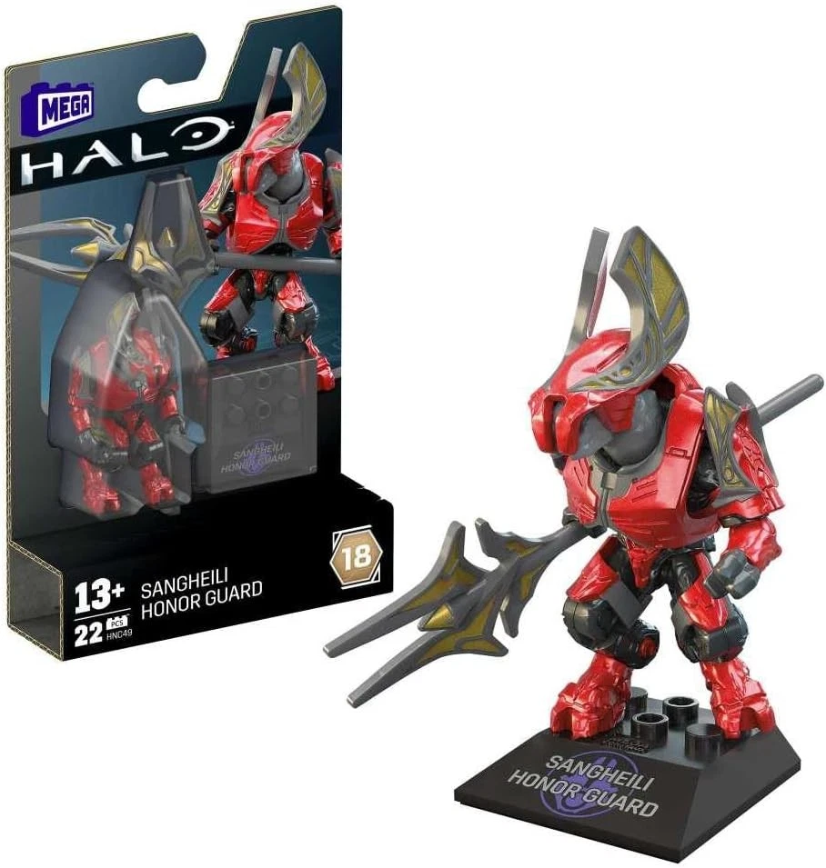 美泰 Mega Construx Sangheili Honor Guard 系列 18  — 第 1/4 张图片
