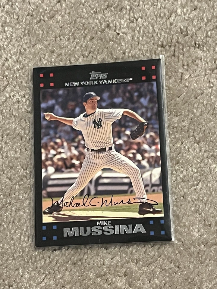 Topps 2007 autografiado auténtico - Mike Mussina #452 Foto 1 de 2