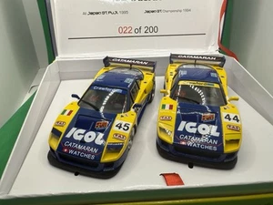 REVO SLOT RS 0108 Ferrari F40 Team Ennea Twin Pack SPLENDIDA SLOT CAR 1/32 NUOVA CON SCATOLA - Foto 1 di 6