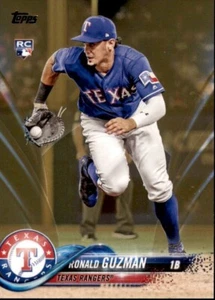 2018 Topps Update Gold Parallel #US105 Ronald Guzman 0879/2018 Rangers RC - Bild 1 von 1