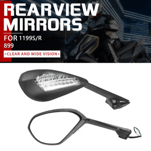Rear-View Mirrors Turn Signal For Ducati 1199 1199S 1199R Panigale 2012-2015 899
