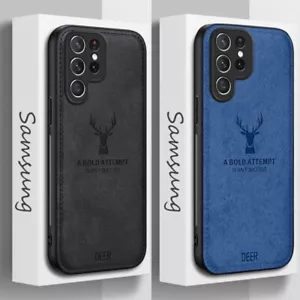 Housse en cuir TPU pour Samsung S25 Ultra S24 FE S23 S22 S21 A16 A56 A15 A35 A36 - Picture 1 of 17