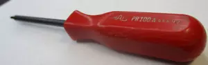 Destornillador Robertson cuadrado mango duro rojo Mac PR100A R1 EE. UU. - Imagen 1 de 3