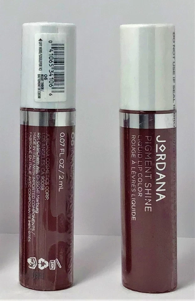 LOTE DE (2) Jordana Pigmento Brillo Líquido Color de Labios #06 Corazón Golán ENVÍO GRATUITO Foto 1 de 1