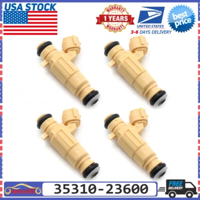 35310-23800 9260930013 conjunto de 4 injetores de combustível para Hyundai Elantra 2.0L 2001-2008 - Imagem 1 de 4
