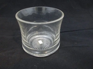 Antiguo cuenco de vidrio cortado plato caramelo candelabro redondo - Imagen 1 de 2