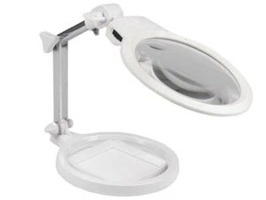 Tischlupe 15x19x25 cm Lupe Vergrößerungsglas LED 2 Wahl Karton beschädigt - Bild 1 von 3