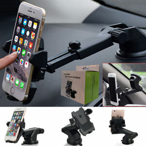 360° Mount Holder Car Windshield Long Stand For Mobile Cell Phone GPS