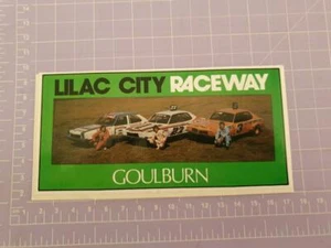 Lilac City Raceway GOULBURN Sticker 16.5cm x 8cm approx As per image - Imagen 1 de 1