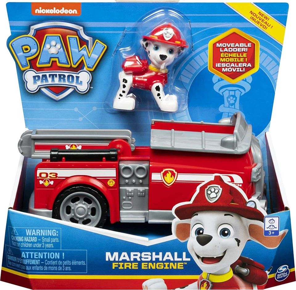 PAW PATROL, Veicolo Camion dei Pompieri di Marshall,Spin Master 6052310 - Immagine 1 di 1
