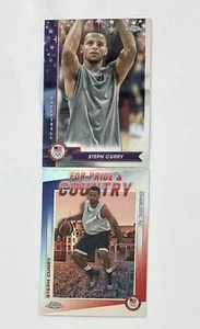 2024 Topps Chrome US Olympic Team Steph Curry Lot Refractor Basketball Cards - Picture 1 of 5