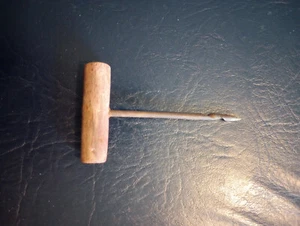 Antique Vintage T Handle Wood Auger Hand Drill - Picture 1 of 5