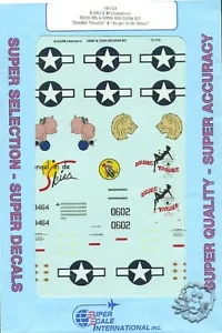 Superscale Decal 1/72 Consolidated B-24J & M Liberators #72-753 - Picture 1 of 3