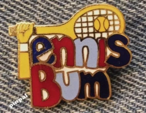 Tennis Po Pin ~ 80er Vintage Cloisonne - Bild 1 von 2