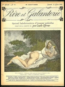 RIRE et GALANTERIE #61 1904 Illustrated HUMOR Paris Morals PROSTITUTION ~ VASTA - Picture 1 of 6