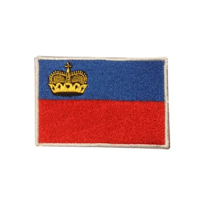 Liechtenstein Country Flag Patch Iron On Patch Sew On Badge Embroidered Patch - Foto 1 di 1