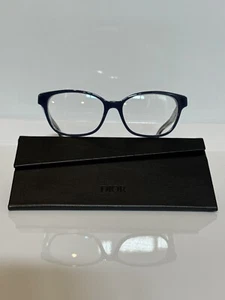 NIB Dior CD Montaigne 3F SGL Blue frame w. Black Temples Eyeglasses 52mm - Picture 1 of 6