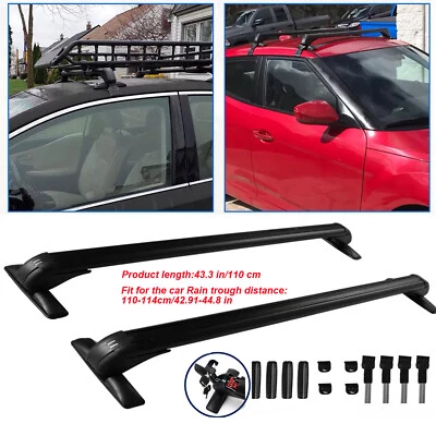 Car Top Roof Rack Cross Bars Luggage Cargo Carrier For Hyundai Sonata 2010-2023 Foto 1 de 4
