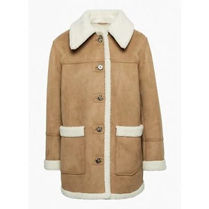 Wilfred Free 'Alta' Brown Vegan Suede Jacket Size 2XS - Picture 1 of 4