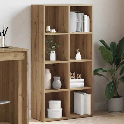 Libreria/Credenza Grigio Cemento 66x30x130 cm in Truciolato Espositore vidaXL - Immagine 1 di 4