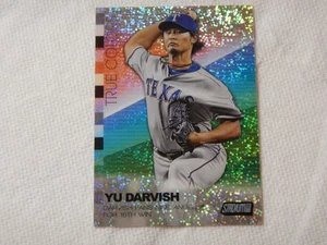 2015 TOPPS STADIUM CLUB YU DARVISH 19/25 TRUE COLORS CHROME SPARKLE PARALLEL - Picture 1 of 3