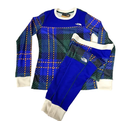 Juego de 2 piezas gofre a cuadros North Face para mujer capa base seca flash XS NUEVO CON ETIQUETAS Foto 1 de 4