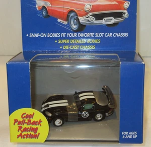 JOHNNY LIGHTNING THUNDERJET ~BLACK DODGE VIPER SLOT CAR BODY OR PULLBACK~ - Picture 1 of 4