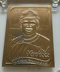 Highland Mint Limited Edition Bronze Mint Card Deion Sanders 0422/2,500 - Picture 1 of 4