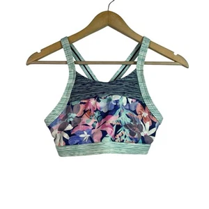 Athleta Girl Surfs UP Bikini Top Lara Floral Beach Vacation Size XL (14) - Picture 1 of 9