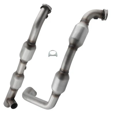 Y Pipe Catalytic Converter For Ford E-150 E-250 E-350 5.4L 2005- 2008 highflow - Image 1 of 4