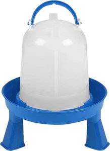 Irrigatore per pollame doppio tuf con gambe contenitore acqua durevole - 3 quarti - Foto 1 di 3