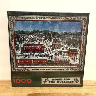 NUEVO Rompecabezas Springbok Hogar para las Fiestas 1000 Piezas Navidad Rompecabezas Foto 1 de 3