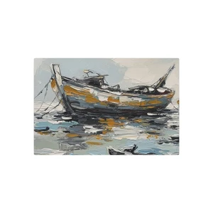 Adrift – Nautical Metal Art Sign, Rustic Home Decor, Beach Wall Art, Ocean - Picture 1 of 13