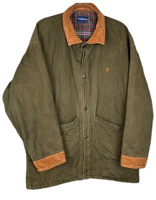 Abrigo de Granero Holloway Vintage con Logo Bridgestone Para Hombre Talla Grande Hecho en EE. UU. Foto 1 de 4