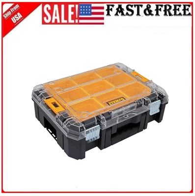 DEWALT Caja de Herramientas Organizador de Almacenamiento Caja de Herramientas Portátil Estuche, Expansión TSTAK, Transparente Foto 1 de 4