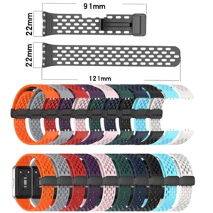 Cinturino Orologio Silicone per Samsung Galaxy Fit 3 Traspirante Braccialetto - Imagen 1 de 25