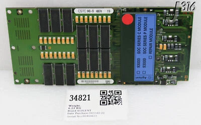 34821 ASML SVG OPTICAL DEM BOARD W/4022.455.20312 4022.437.0220 - Image 1 of 4