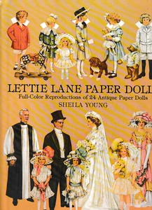 Vintage c1981 Lettie Lane Papierpuppen, neuwertig 9,25"x12" - Bild 1 von 2