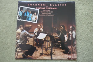 GUARNERI QUARTET with PINCHAS ZUKERMAN – BEETHOVEN/MENDELSSOHN LP – NM CLASSICAL - Picture 1 of 2