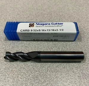 Niagara Cutter N61813 Carbide Corner Radius End Mill 9/32 x 5/16 x 13/16 x 2-1/2 - Picture 1 of 2