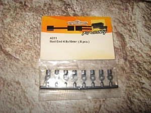 Vintage RC HPI ROD ENDS Plastic GRAY (8) A311 - Picture 1 of 2