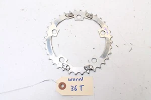 Shimano SG F-36 Chainring 36 Tooth 36t Aluminum Bicycle Ring Sprocket WORN - Picture 1 of 4