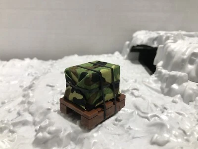 Mega Bloks Construx e outros compatíveis 1x caixa de suprimentos coberta de pano de palete - Imagem 1 de 4