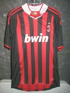 AC Milan Classic Red AC Milan BWIN San Antonio #14 Large Soccer Jersey - Picture 1 of 6