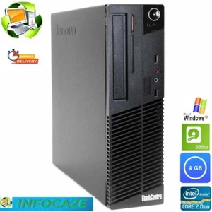 LENOVO THINKCENTRE M70E INTEL CORE DUO 2 E7600 3.06GHZ-4GB-500GB HDD-WINDOWS XP - Photo 1/1