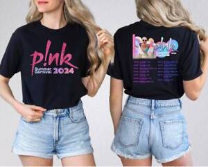 P!nk Pink Singer 2024 Tour Shirt, Pink Fan Lovers Shirt, Music Tour 2024 Shirt