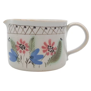 Buchan Portobello Scotland Pottery Milk Jug Vintage Hand Painted Stoneware VTG - Picture 1 of 12