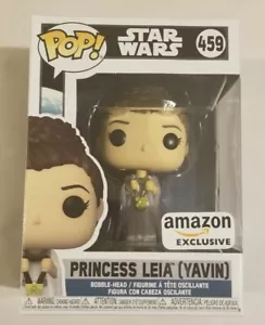 PRINCIPESSA LEIA YAVIN Funko Pop Star Wars #459 esclusiva Amazon *scatola danneggiata* - Foto 1 di 8