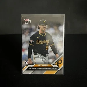 Paul Skenes 2024 MLB Topps NOW Rookie RC Card 770 1.96 ERA Pittsburgh Pirates - Picture 1 of 2